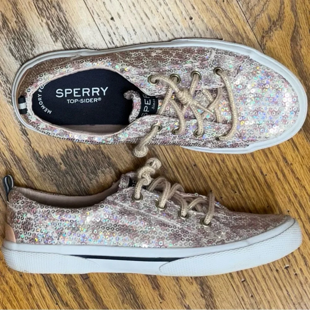 Sperry Top-Sider Sequin Sneaker, Pink